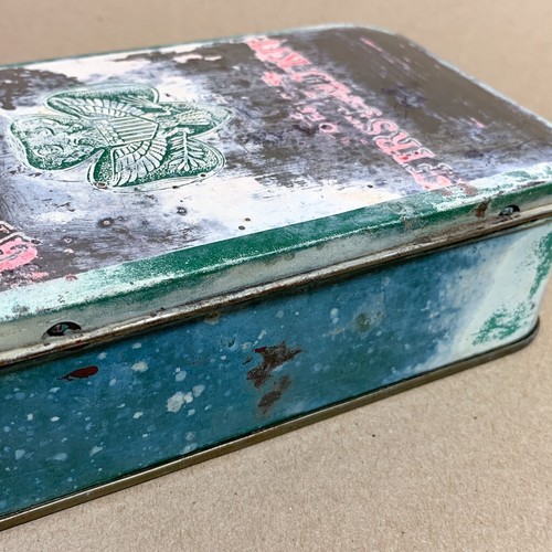 Girl Scouts Official First Aid Kit 1950's Metal Tin with Belt Attachment - Picture 14 of 16