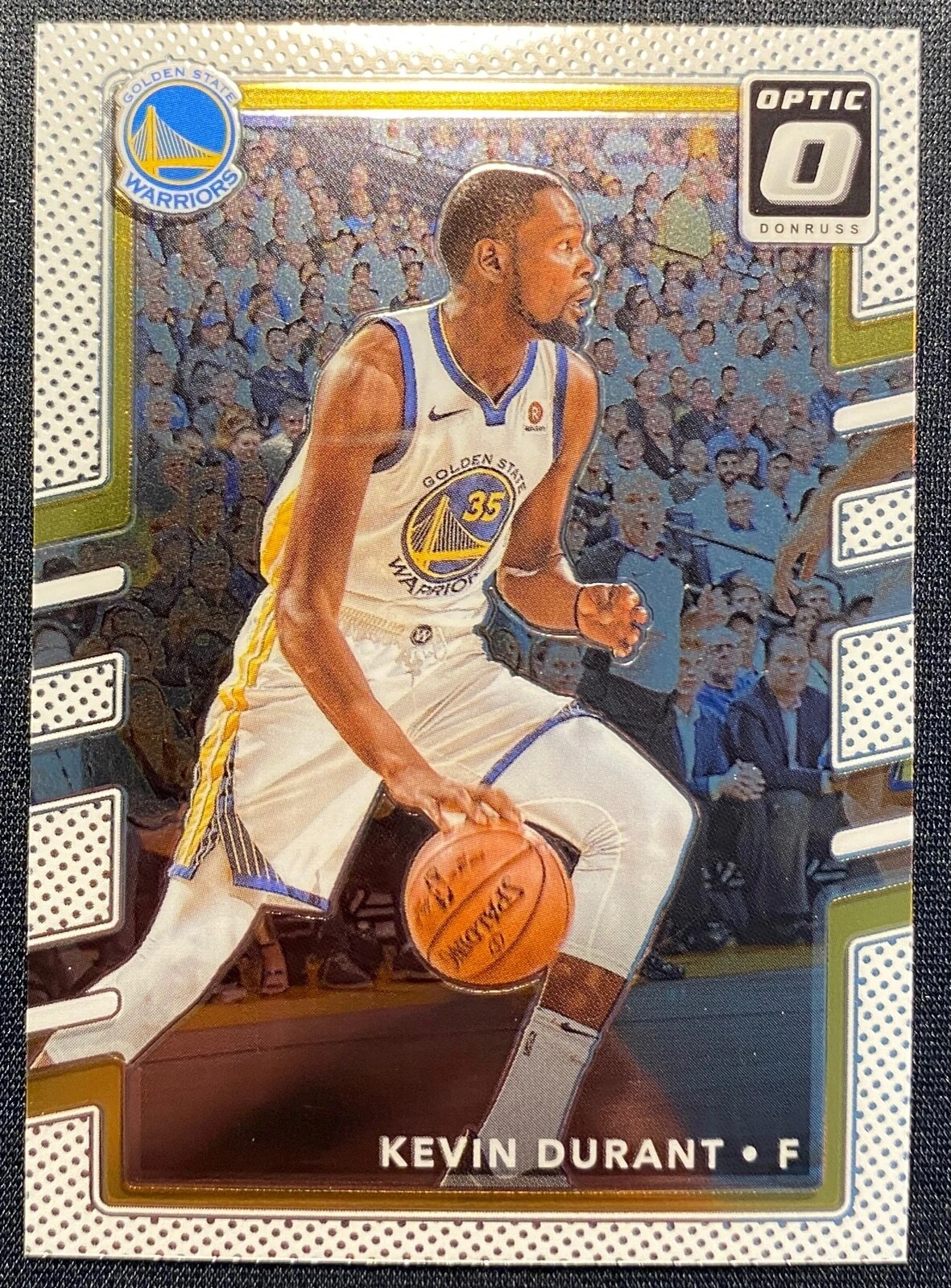 Kevin Durant 2017-18 Panini Donruss Optic Basketball Veteran Base Card #47