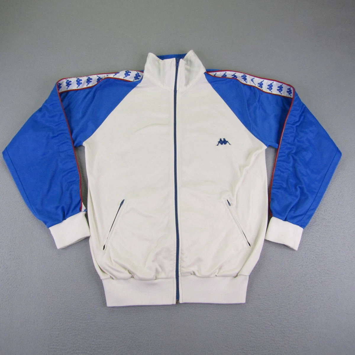 Kappa track jacket clearance white