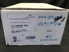 (50) GREINER 384-Well Clear Cycloolefin Storage Microplate LoBase Flat Bottom
