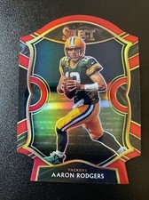 🔥Aaron Rodgers 2020 Select #12 Prizm Red Die Cut Parallel JETS SUPERSTAR