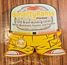 Melissa  Doug Smarty Pants Preschool 120 Brain Building Educational Cards Game
