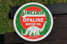 Sinclair Opaline Motor Oil Aluminum Metal Sign - Dino - Dinosaur - Gasoline -Tin