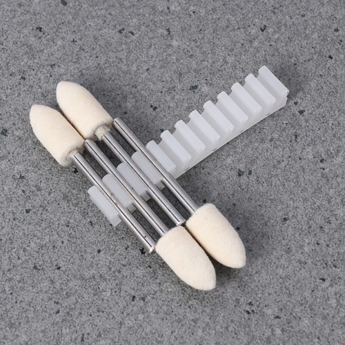 12PCS Lucidatura Lana Punta Conica Feltro Feltro Lucidatura Utensili Rettifica - Foto 8 di 11