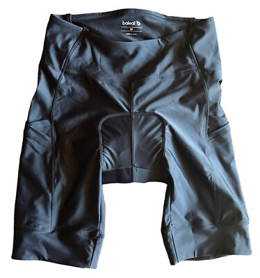 BALEAF Women Padded Running Spandex Shorts Workout Shorts Black Medium  NWT New