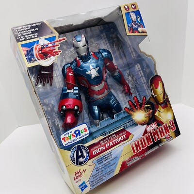 Marvel Avengers SONIC BLASTING IRON PATRIOT Iron Man 3 Toys R Us