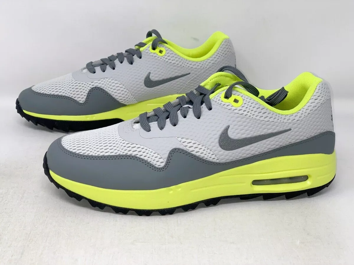 Nike Air Max 1 G Lemon Venom Gray Golf Men s Shoes CI7576 003 Sz