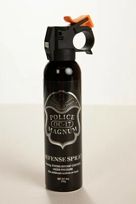 Police Magnum OC-17 Pepper Spray Large 9 oz Canister Powerful Home Protection