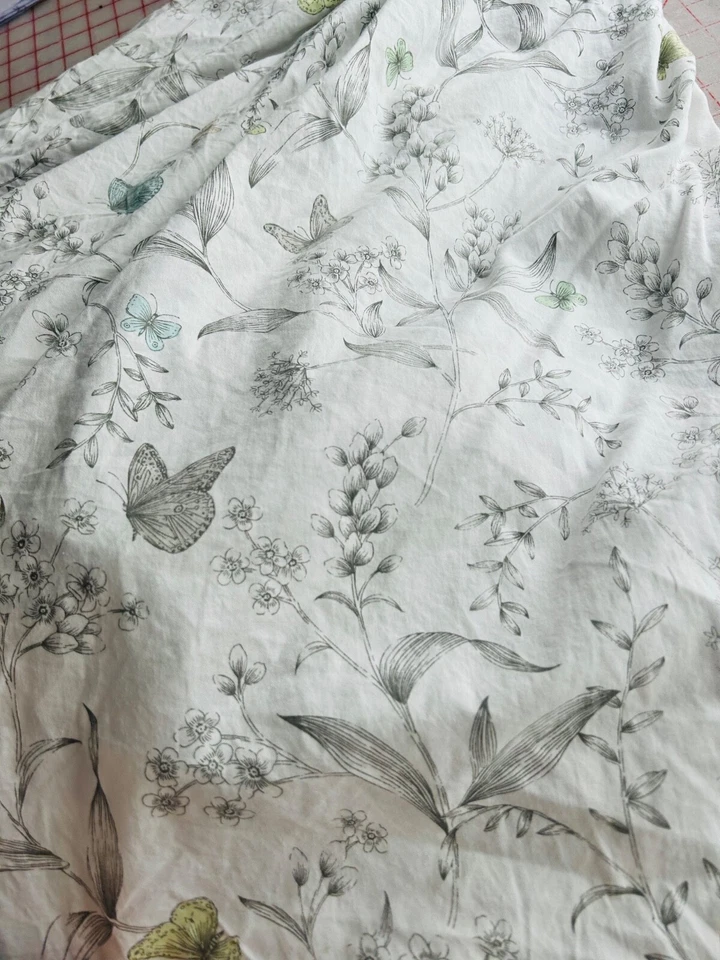 Niñas Edredón Doble Tamaño Cubierta Mariposa Floral Casa Core Elegante Ropa de Cama Adolescente Foto 3 de 3