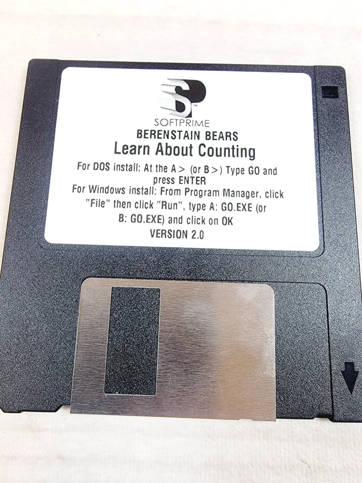 The Berenstain Bears Learn About Counting 1999 MS- DOS Floppy Disk 3.5" - Image 2 of 4
