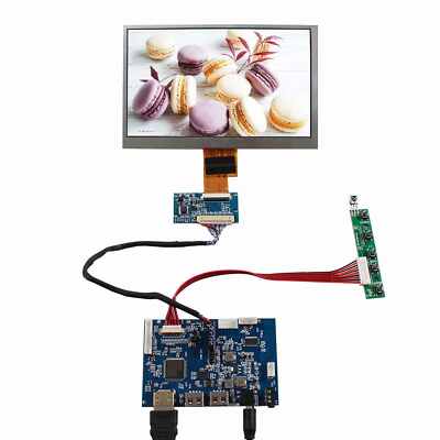 HD USB LCD Controller Board 7inch 1024X600 IPS LCD Screen Rotate Image