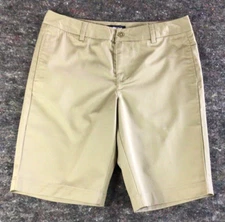 Size 8 Beige Women's Land's End Chinco Walking Uniform Walking Shorts Mid Rise