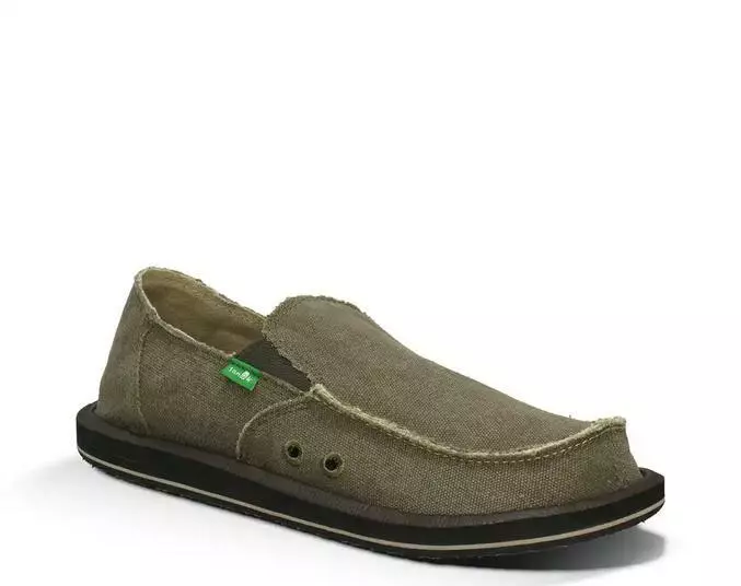 Mens slip on sanuks sale