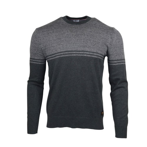 Mens Knitwear Sweater Jumper 100% Cotton Pullover CrewNeck Long Sleeve Top 40-12 - Picture 2 of 16