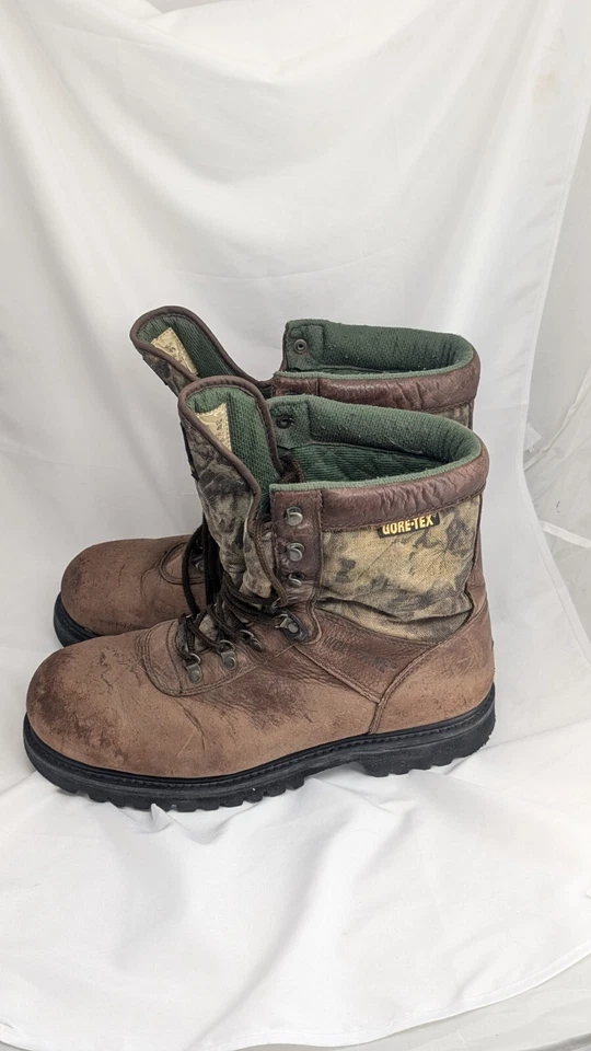 Botas de caza Wolverine Goretex Thinsulate camufladas aisladas para hombre talla 13, 10 pulgadas Foto 3 de 4
