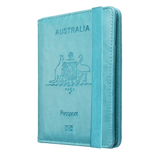 Travel Passport ID Card Wallet Holder Cover RFID Blocking Leather Purse Case AU - Picture 21 of 39