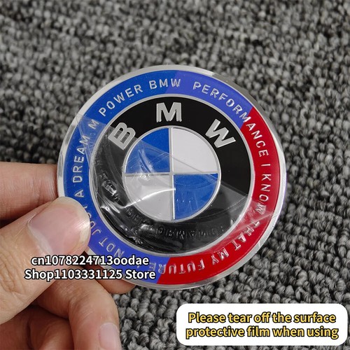4pcs 56 60 65mm Car Wheel Hub Center Cap Aluminum Sticker For BMW F30 E46 E39 - Picture 21 of 37