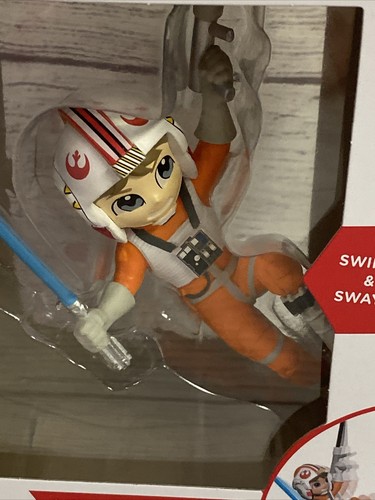 HALLMARK STAR WARS SWINGING X-WING LUKE SKYWALKER CHRISTMAS ORNAMENT FREE SHIP!! - Picture 2 of 9