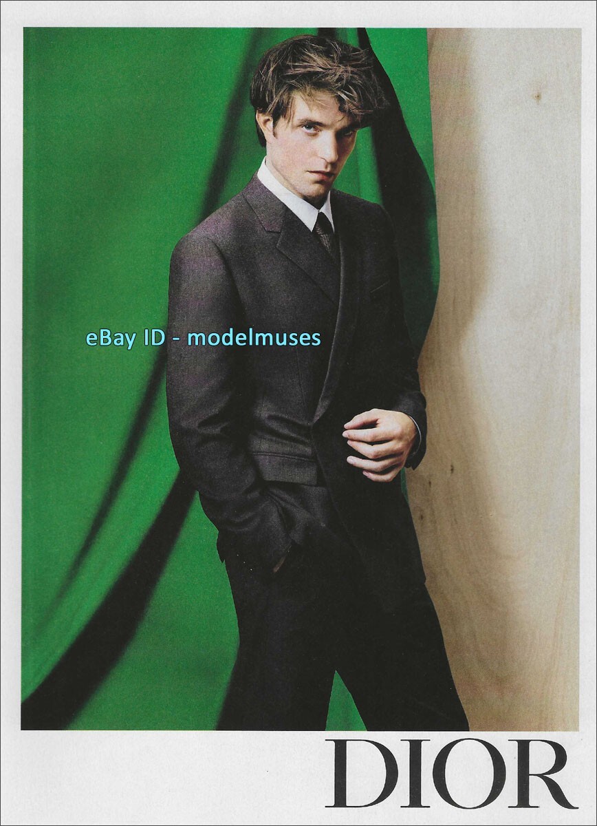 DIOR Homme 1-Page Magazine PRINT AD Spring 2023 ROBERT PATTINSON