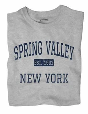 Spring Valley New York NY T-Shirt EST