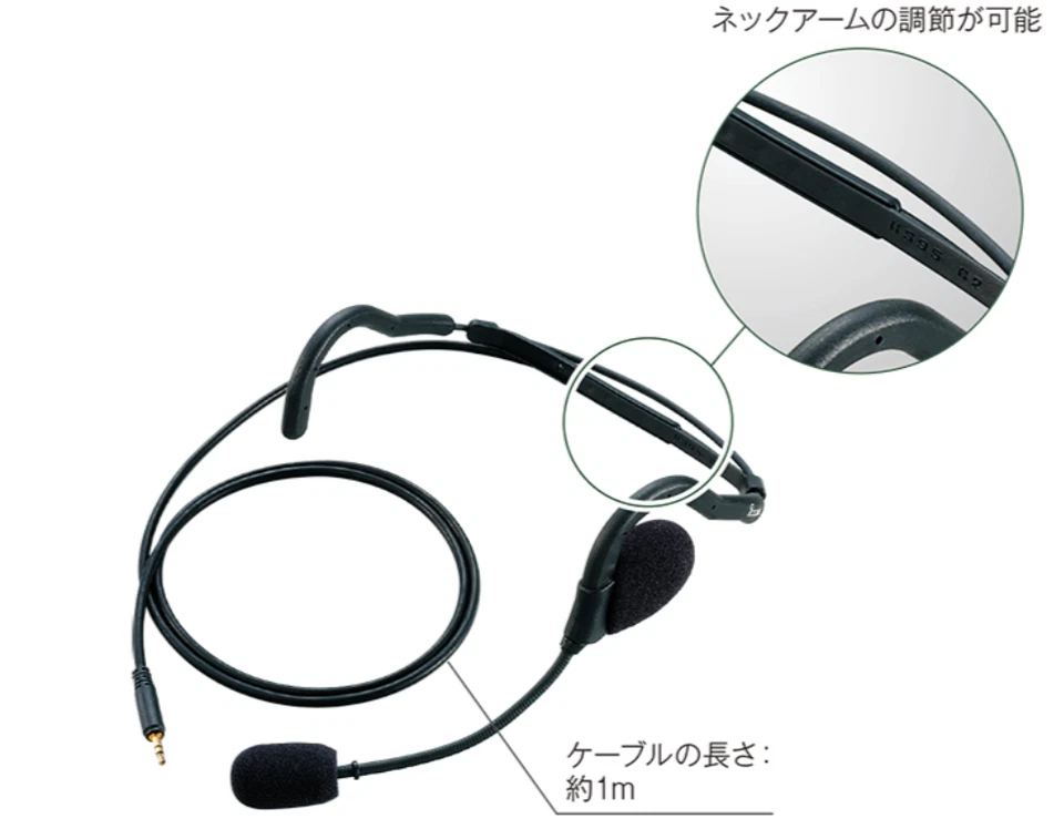 ICOM HS95 Behind-The-Head Headset Cable Length 1m Non-Waterproof - Image 2 of 4