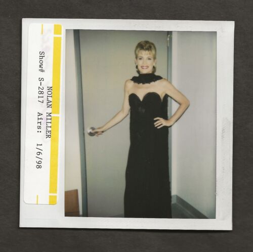 1998 VANNA WHITE ORIG WHEEL OF FORTUNE WARDROBE PHOTO NOLAN MILLER