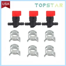 1/4" InLine Fuel Gas Shut-Off Valve For 493960 698183 Small Engine Outdoor 