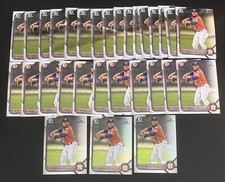 (30) Dauri Lorenzo 2022 Bowman 1st Mix Lot - Paper Chrome Mojo - Houston Astros