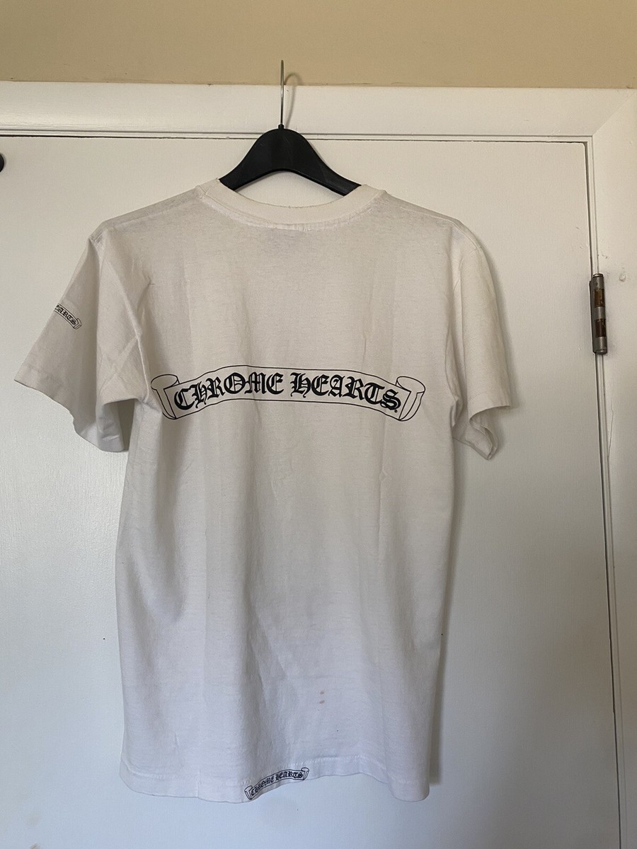 CHROME HEARTS ホワイト Tシャツ　90's ヴィンテージ Chrome Heart T Shirt | eBay