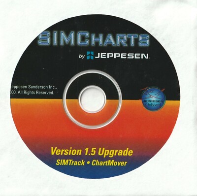 SIMCharts V. 1.5 Upgrade, von Jeppesen, für Flight Simulator (CD in Papierhülle)