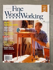Taunton's Fine Woodworking Build a Bedside Table April 2016 #253 SHIPS FREE 