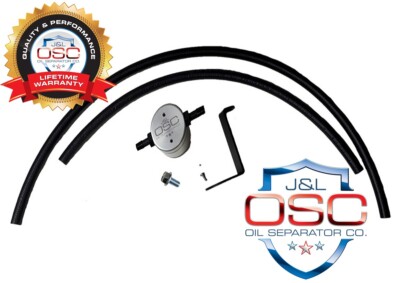 J&L OSC Oil Catch Can Fits 2016-2024 Infiniti Q50; 2016-2022 Infiniti Q60 3.0 T