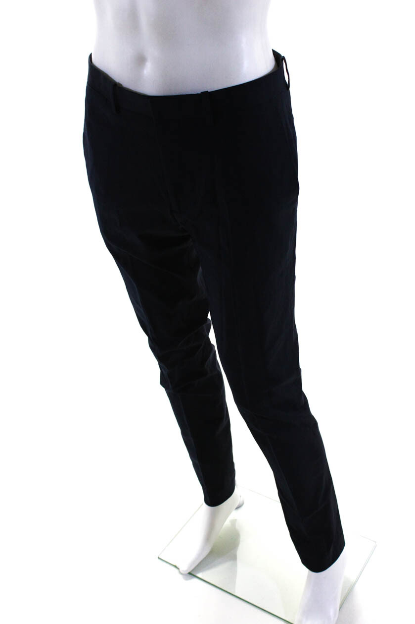 Theory Men's Slim Fit Wool Zip Fly Pleated Dress Pants Navy Size 31 eBay