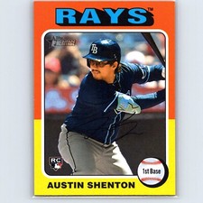 2024 Heritage High Number Austin Shenton Base RC #637 Tampa Bay Rays
