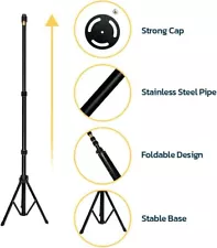 Telescopic Boat Cover Support Pole Adjustable Height from 29" to 56" Tripod Base