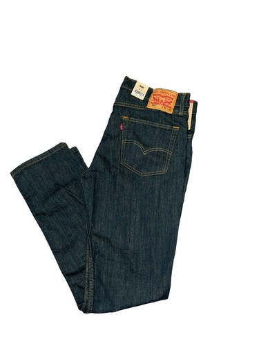 Levis 511 Jeans Mens 37 X 28.5 Actual Slim Fit Dark Wash Blue
