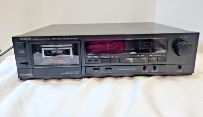 VINTAGE DENON DR-M10HR STEREO CASSETTE TAPE DECK RECORDER HX PRO 3