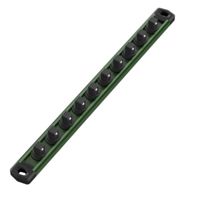WORKPRO Magnetic Socket Organizer 3/8 Dr Aluminum Alloy Heavy Duty Socket Holder