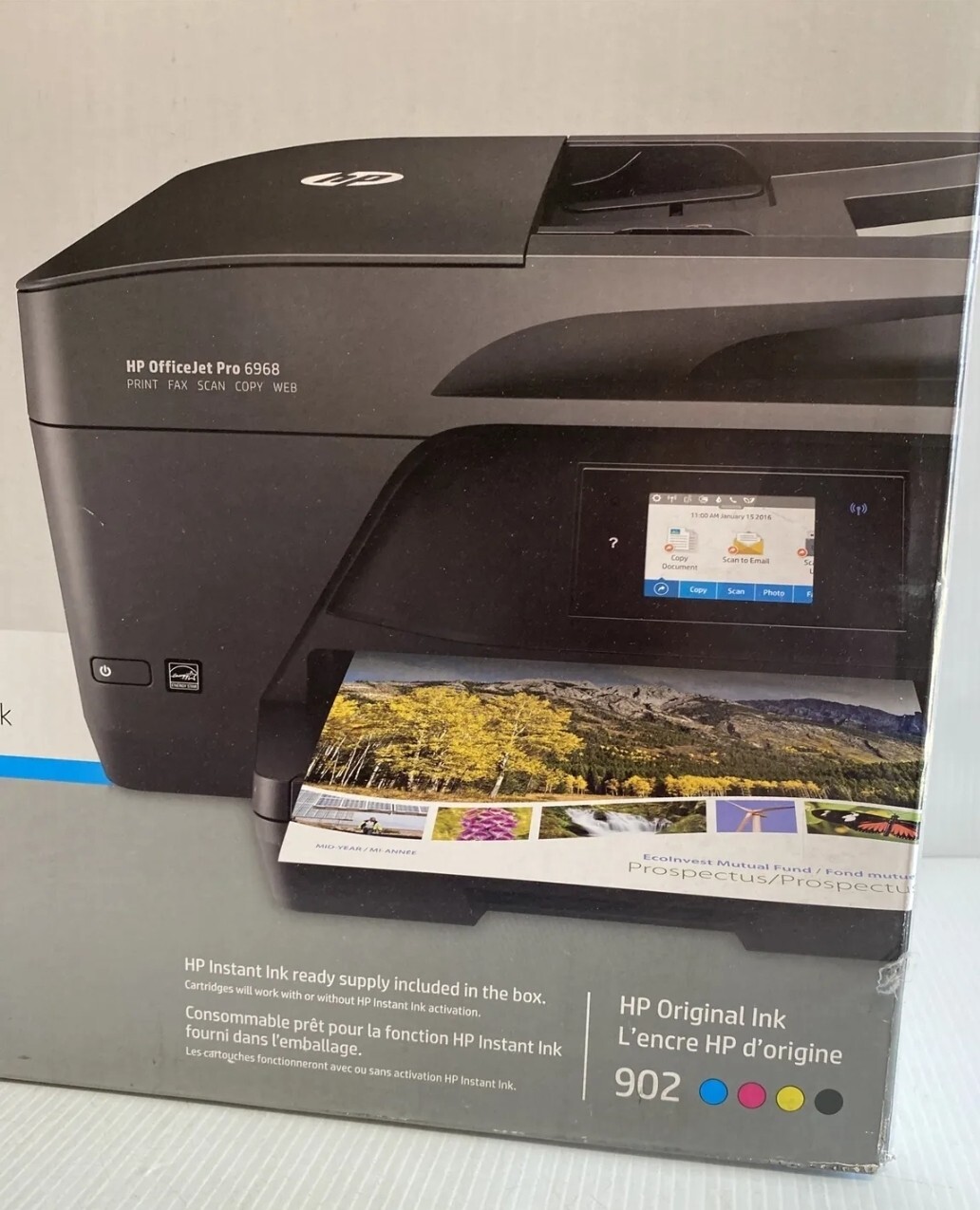 HP OfficeJet Pro 6968 Wireless All In One Inkjet Wireless Printer/Scan
