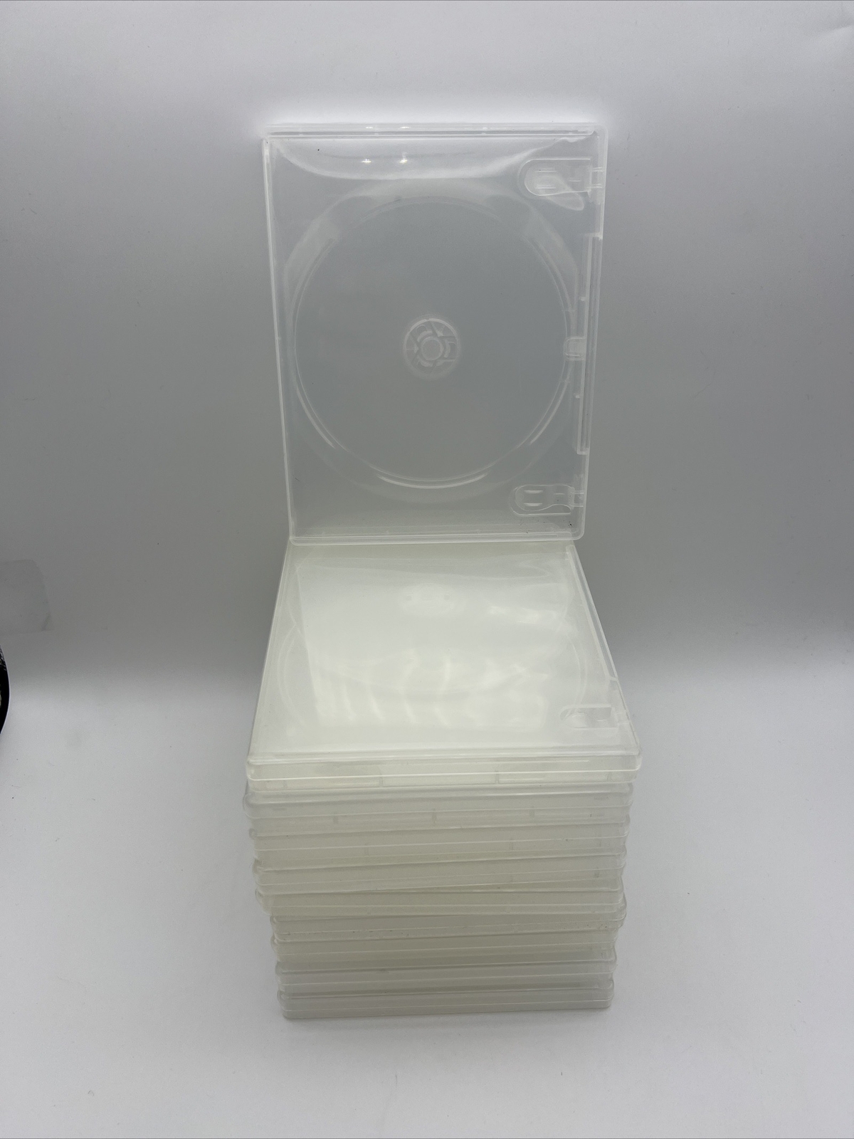 Lot of 10 Empty Clear DVD Cases eBay