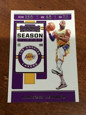 2019-20 PANINI CONTENDERS YOU PICK BASE CARDS COMPLETE YOUR SET LEBRON  1-100