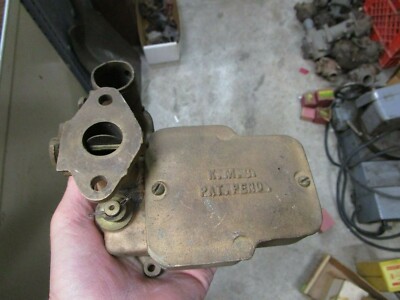 ODD Brass KMC Updraft Dual Fuel Feed Gas Kerosene Engine Tractor Carburetor