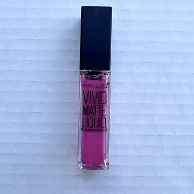 Maybelline Colorsensational Vivid Matte Liquid Lipstick 12 Twisted Tulip