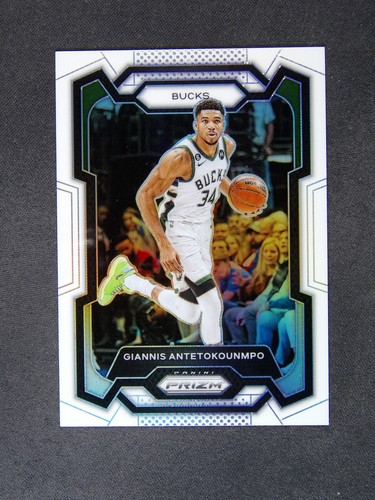 2023-24 Panini Prizm Giannis Antetokounmpo #103 White /175
