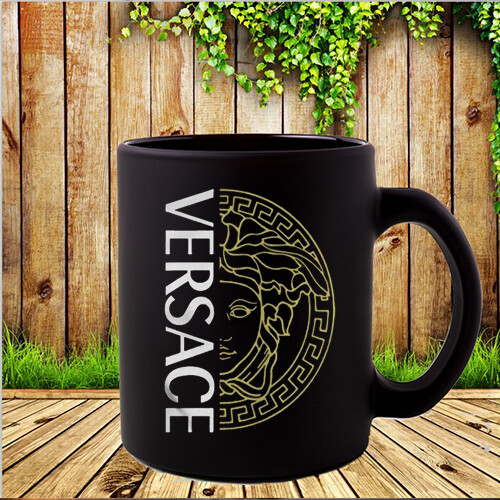 VERSACE Gala Prestige Gold Blue Coffee Mug Cups Mugs! Sold Out! 198