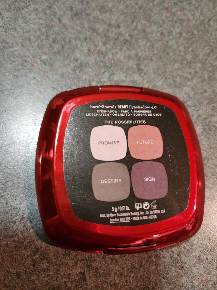 BareMinerals Bare Escentuals Ready Eyeshadow Quad "The Possibilities" w/ Brush  - Image 2 of 3