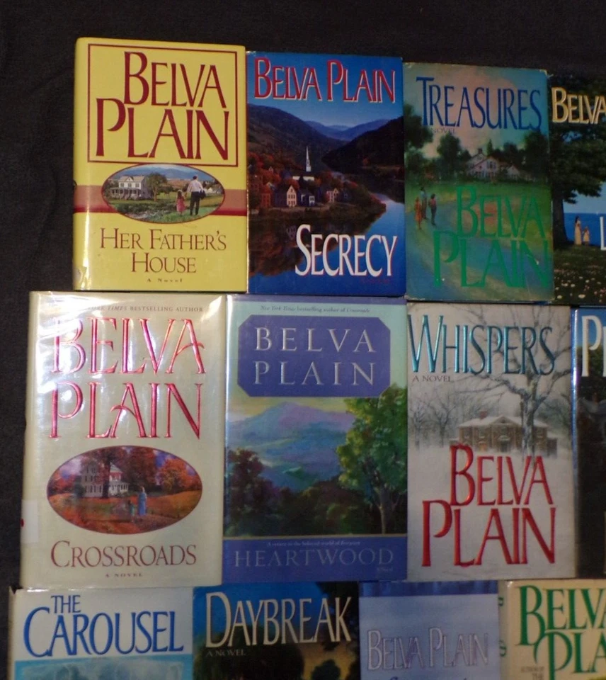 Lot 12 Belva Plain Books HB Promises Carousel Tapestry Whispers Secrecy - Image 2 of 4