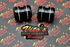 2 x BLACK exhaust pipe clamps muffler high temp o-ring connectors Yamaha Banshee