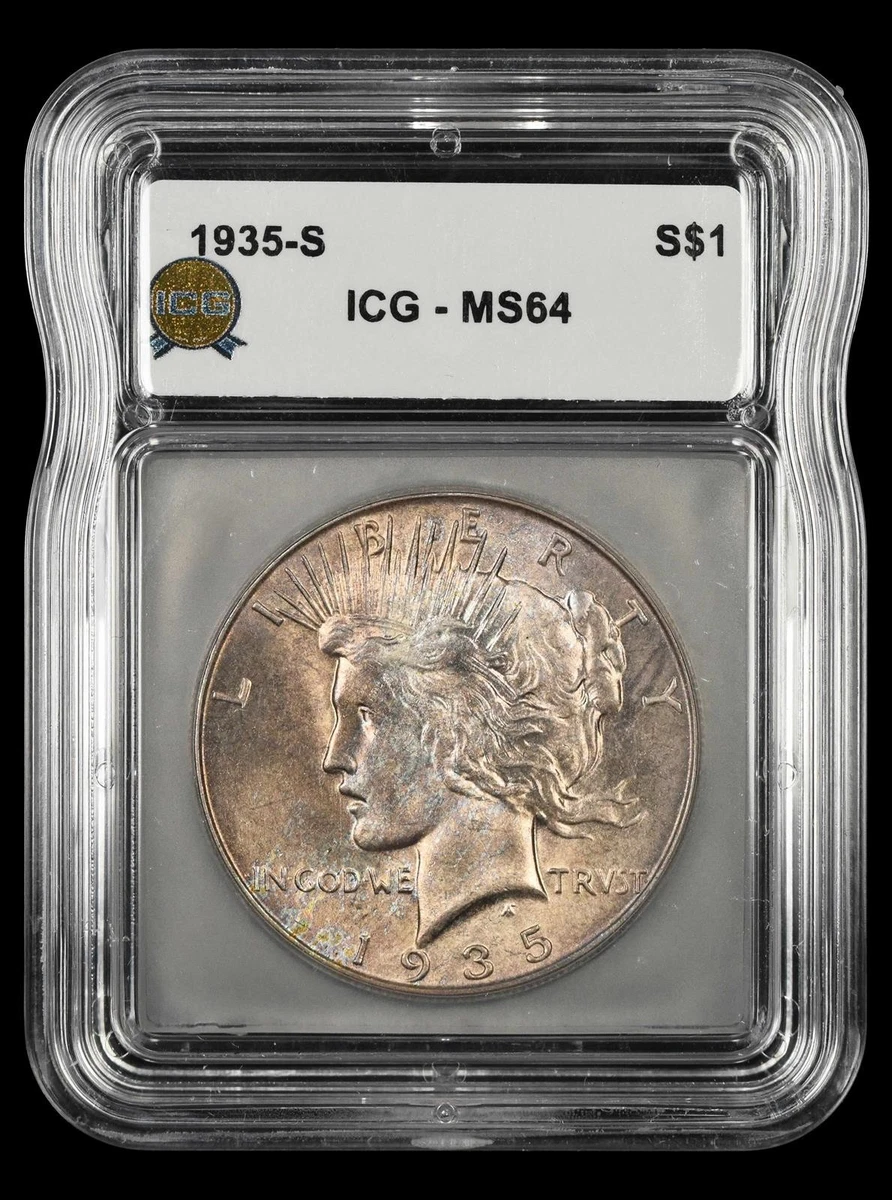 MS 64 Graded 1935 Year Peace Dollars (1921-1935) for sale | eBay