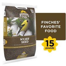 Audubon Park Nyjer Seed Wild Bird Food, Dry, 1 Count per Pack, 15 lb. Bag